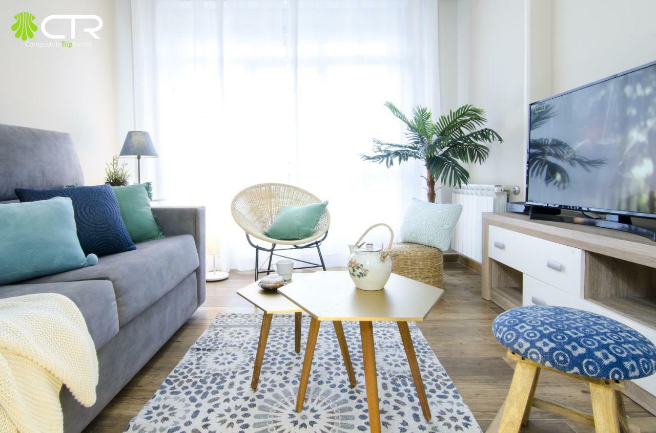 Apartamento Con Excelente Conexion & Garaje Appartement Santiago de Compostella Buitenkant foto