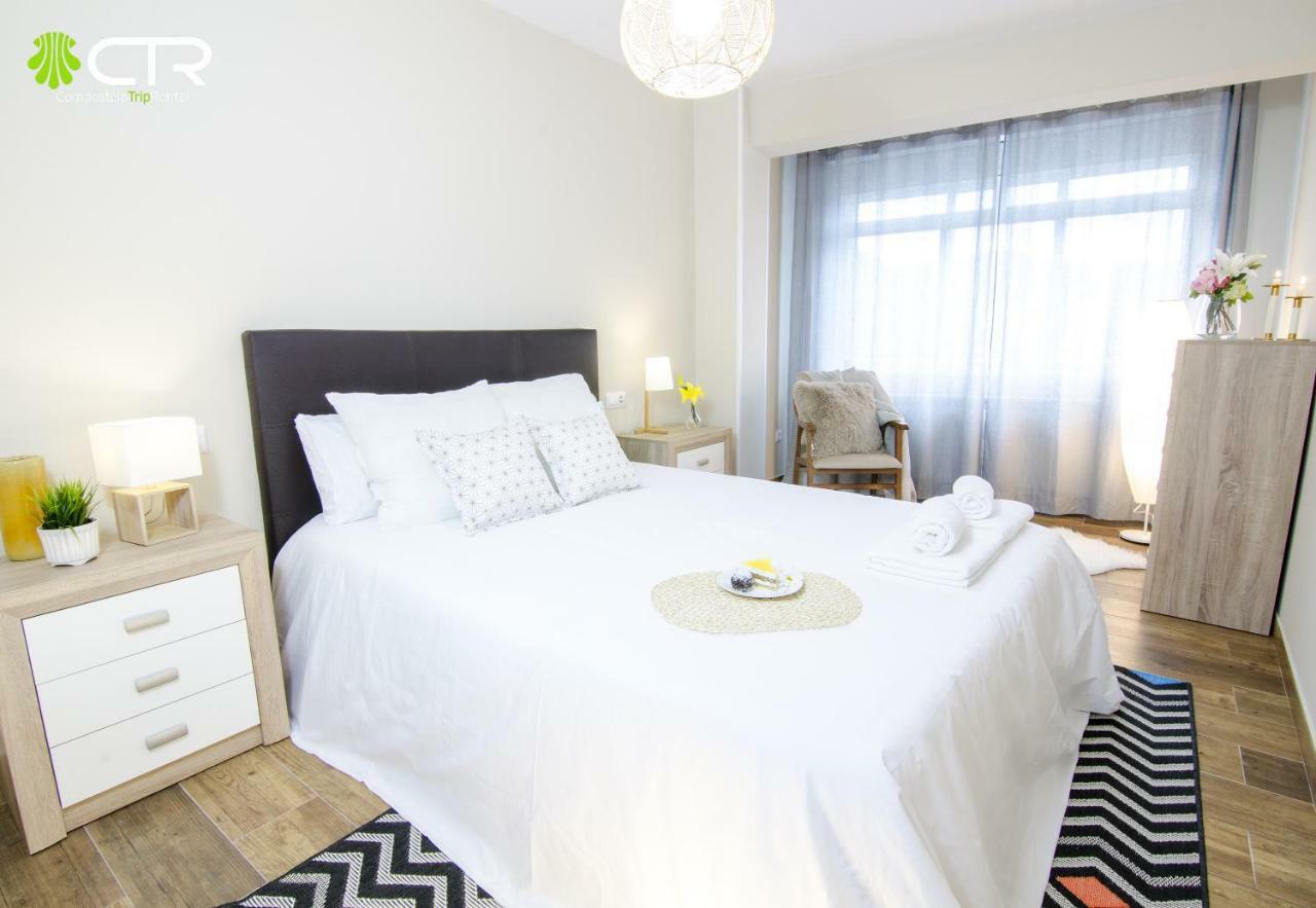 Apartamento Con Excelente Conexion & Garaje Appartement Santiago de Compostella Buitenkant foto